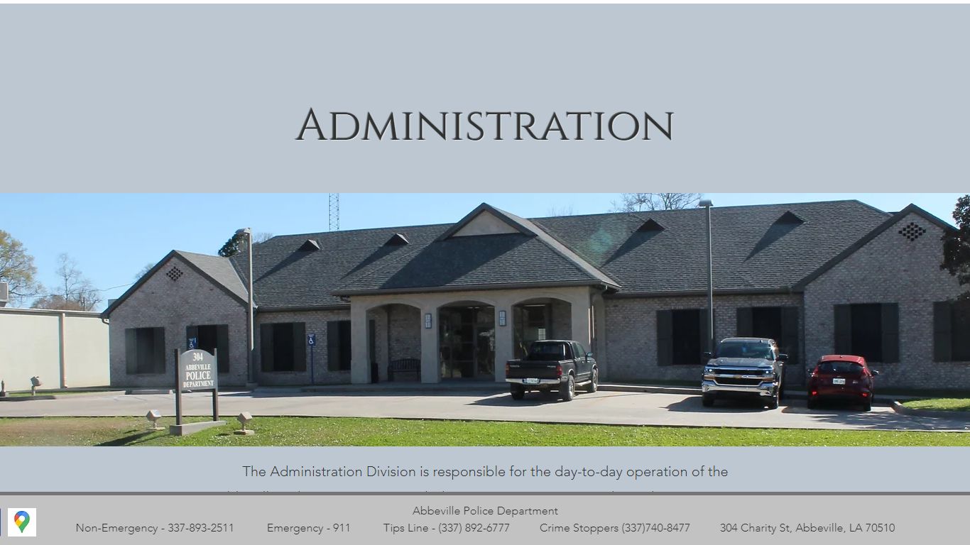 Administration | Abbeville PD